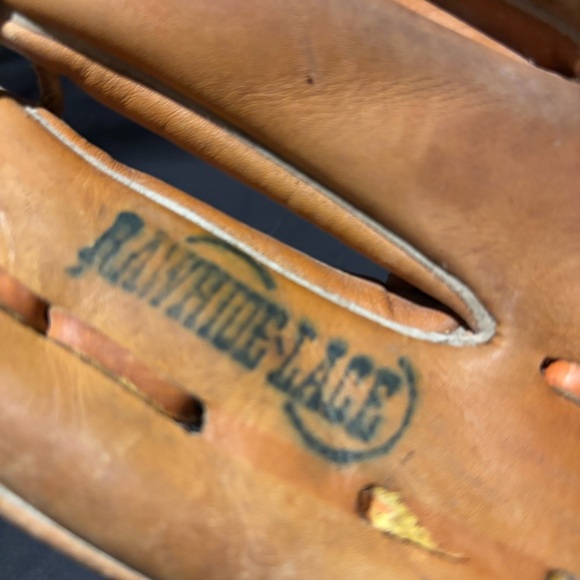 Winner Choice Leather Baseball Glove AA537-0 Rawhide Lace Snap Flex LHT - Picture 2 of 10